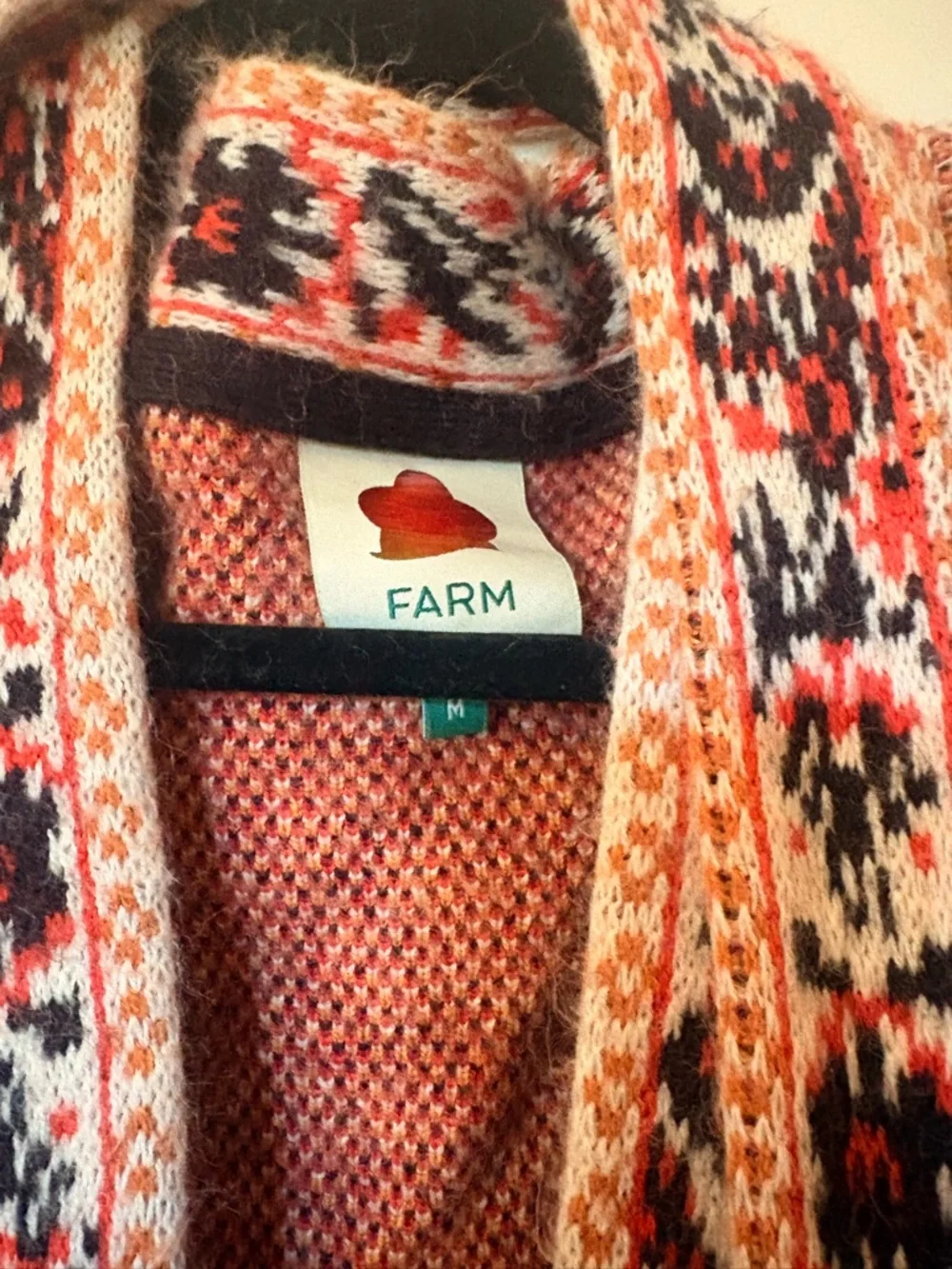 FARM RIO
Belted jacquard-knit cardigan - Picture 2 of 4